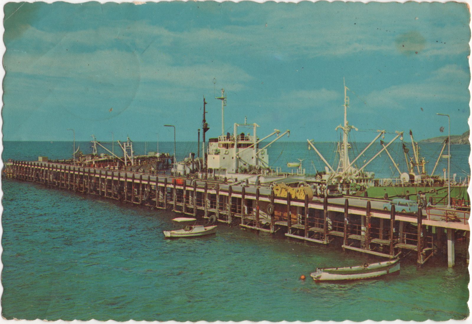 Cruise ship terminal, Philipsburg Sint Maarten. Color postcard.

Barbara Cannegieter Collection